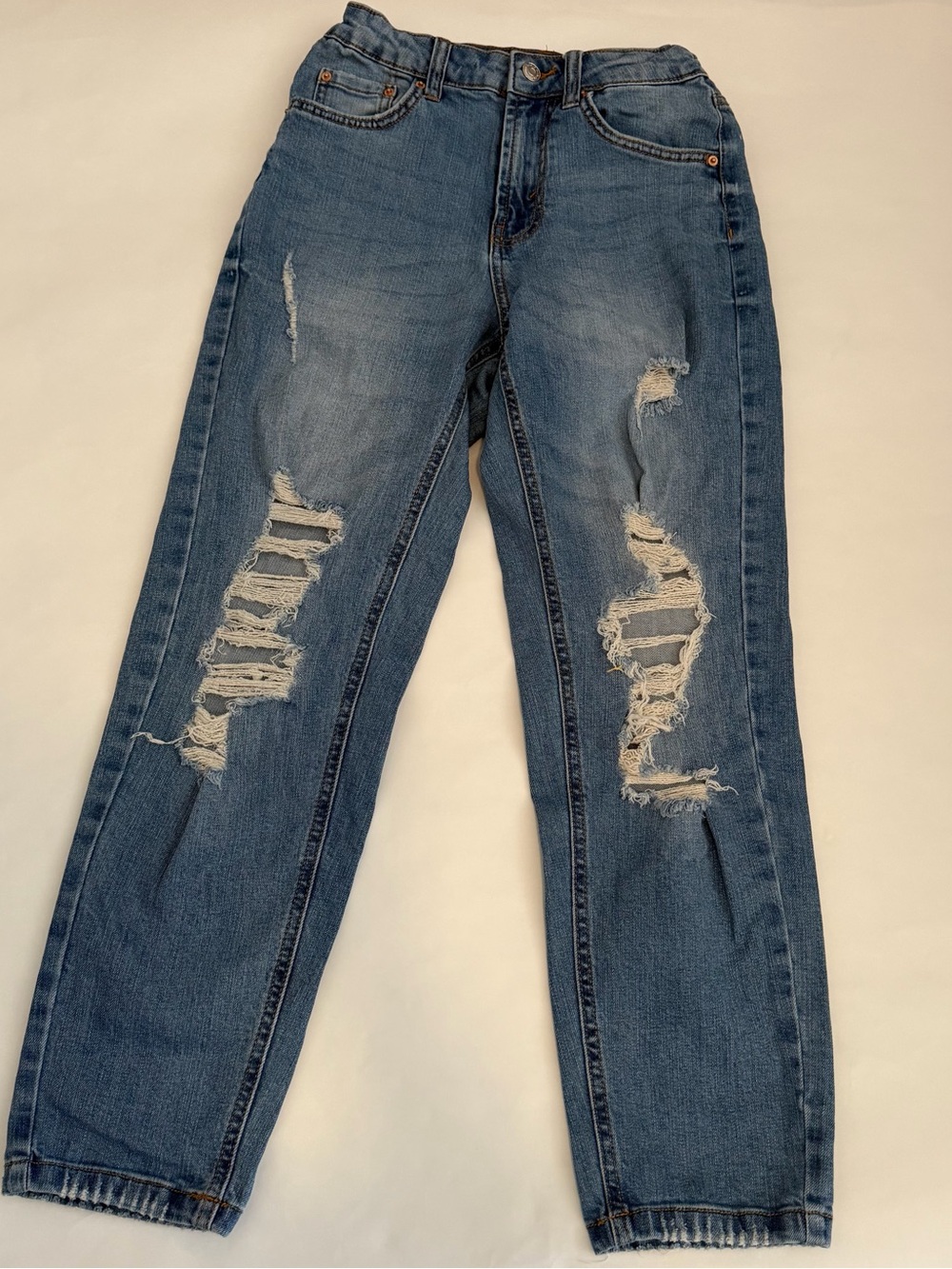 wild fable Distressed High Rise Mom Jeans